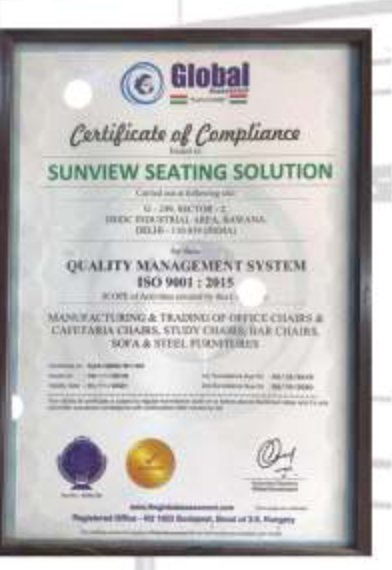 ISO 9001:2015 certificate